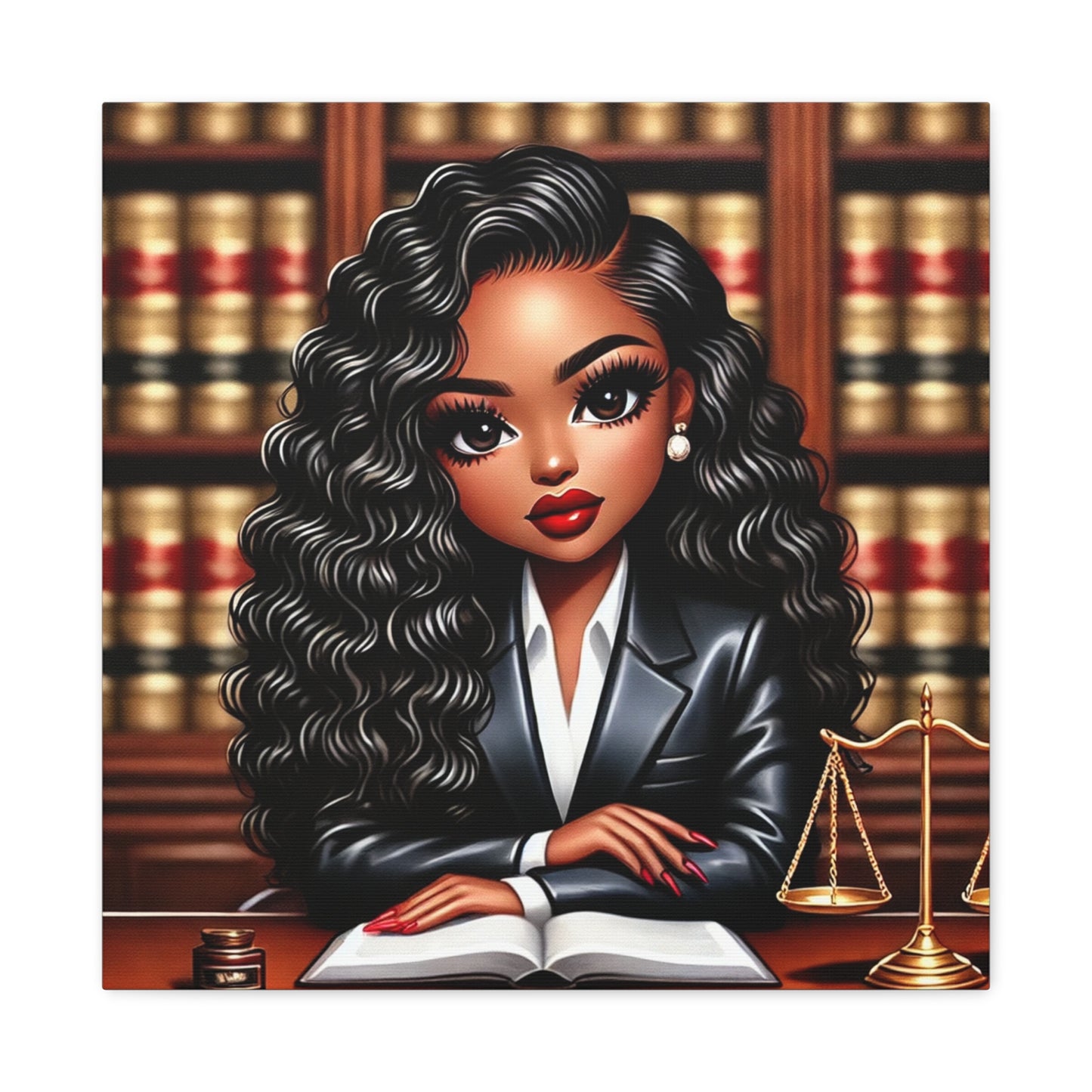 "Let There Be Law" Wall Art Canvas