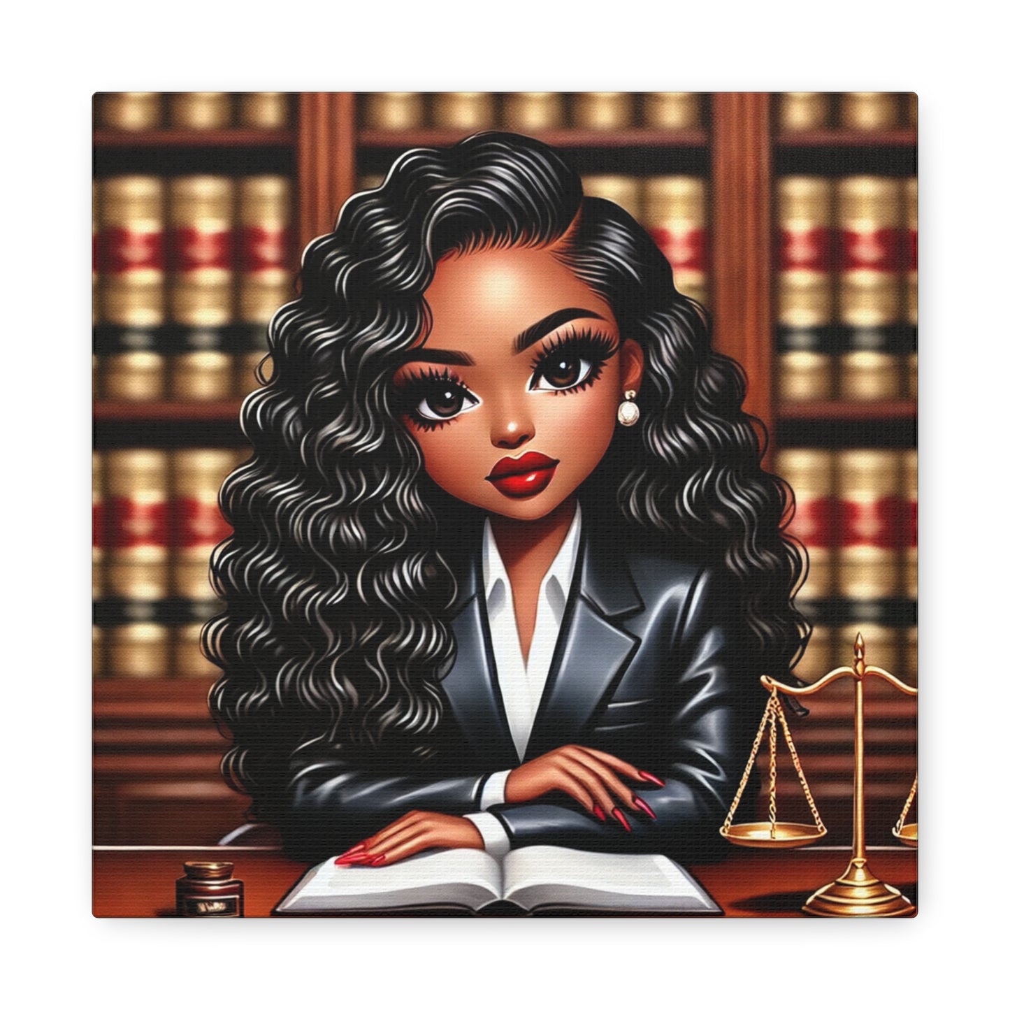 "Let There Be Law" Wall Art Canvas