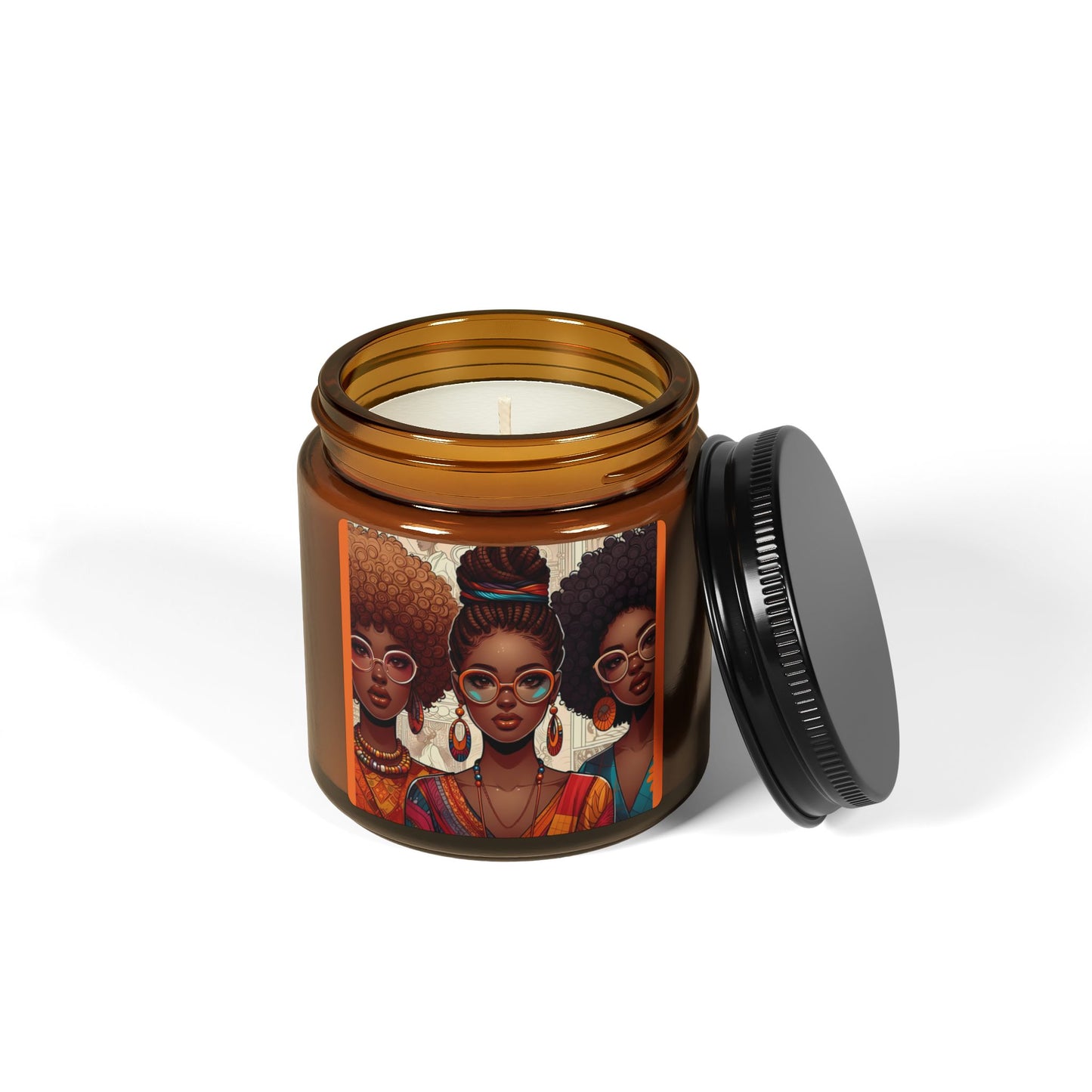 Empowerment Scented Soy Candle - Multi-Size Amber Jar