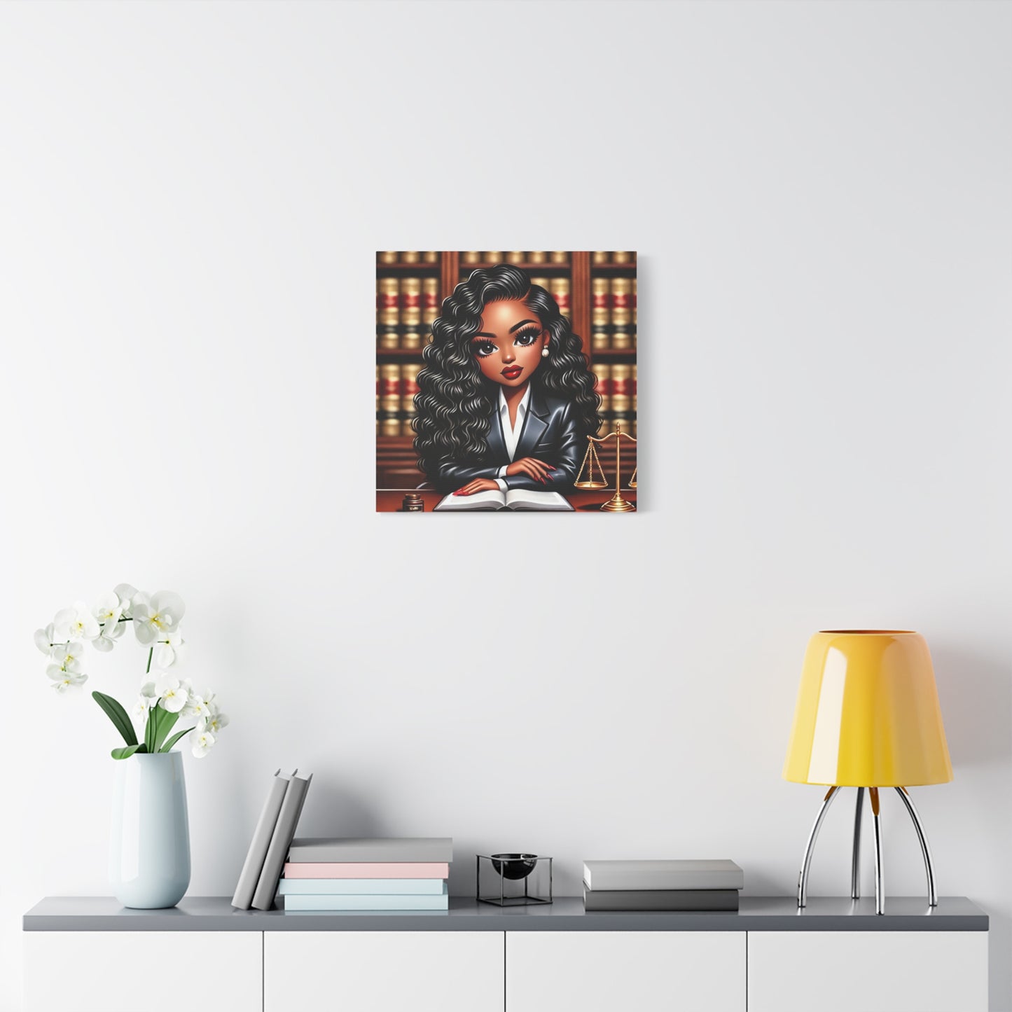 "Let There Be Law" Wall Art Canvas