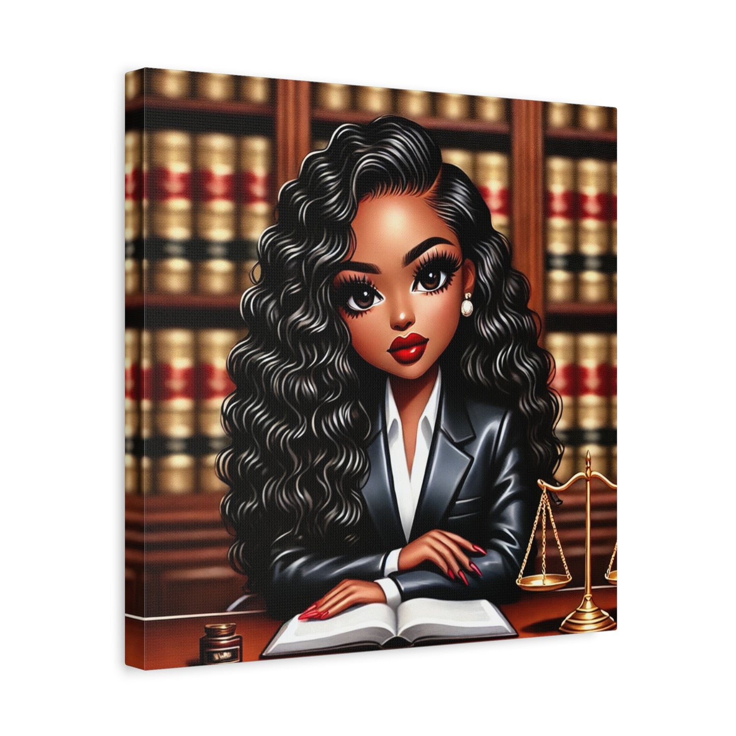 "Let There Be Law" Wall Art Canvas